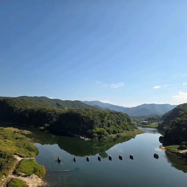 한탄강 베개용암 출렁다리の写真4