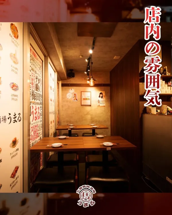 大衆馬肉酒場 うまる 梅田お初天神店の写真3
