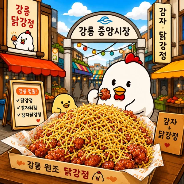 Gangneung Gamja Dakgangjeong Jungang Market, photo 5