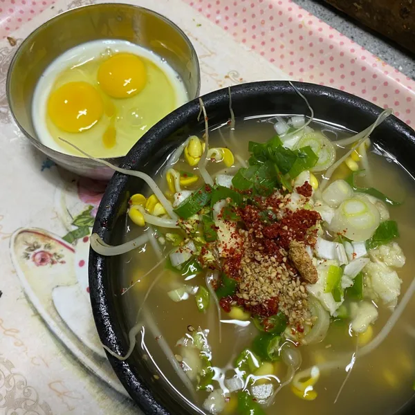 タオルコンナムルクッパの写真2